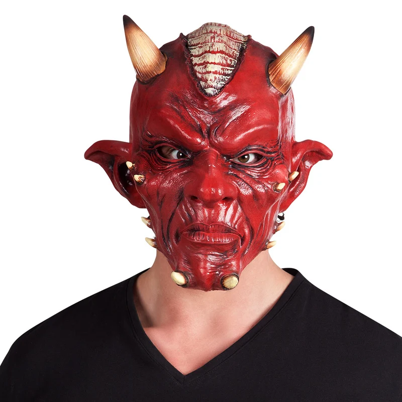 Duivels Hoofdmasker – Latex Deluxe
