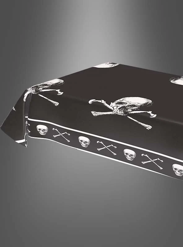 Piraten Tischdecke 270x136 cm Totenkopf