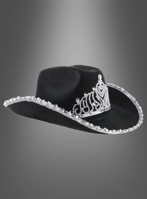 Cowgirl Hut mit Krone