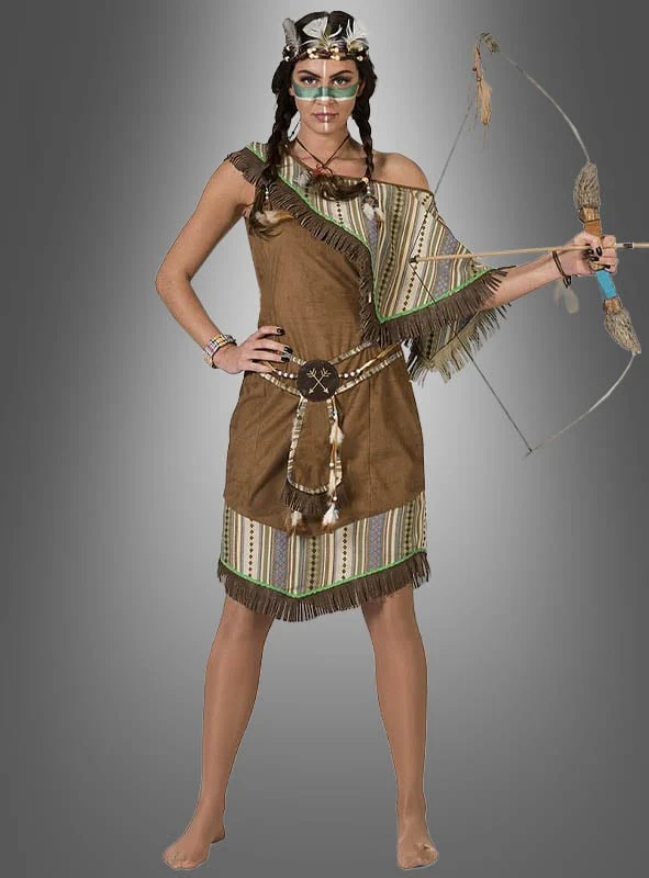 Indianer Kostüm Silbermond Damen