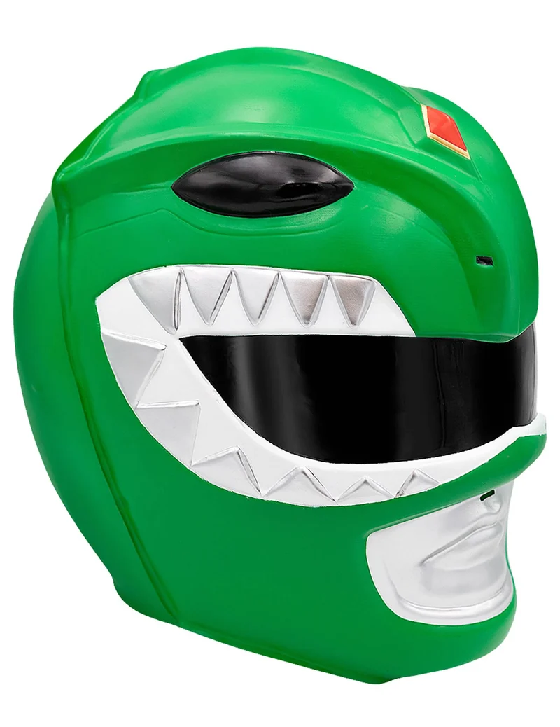 Grüne Power Ranger™ Maske Erwachsene