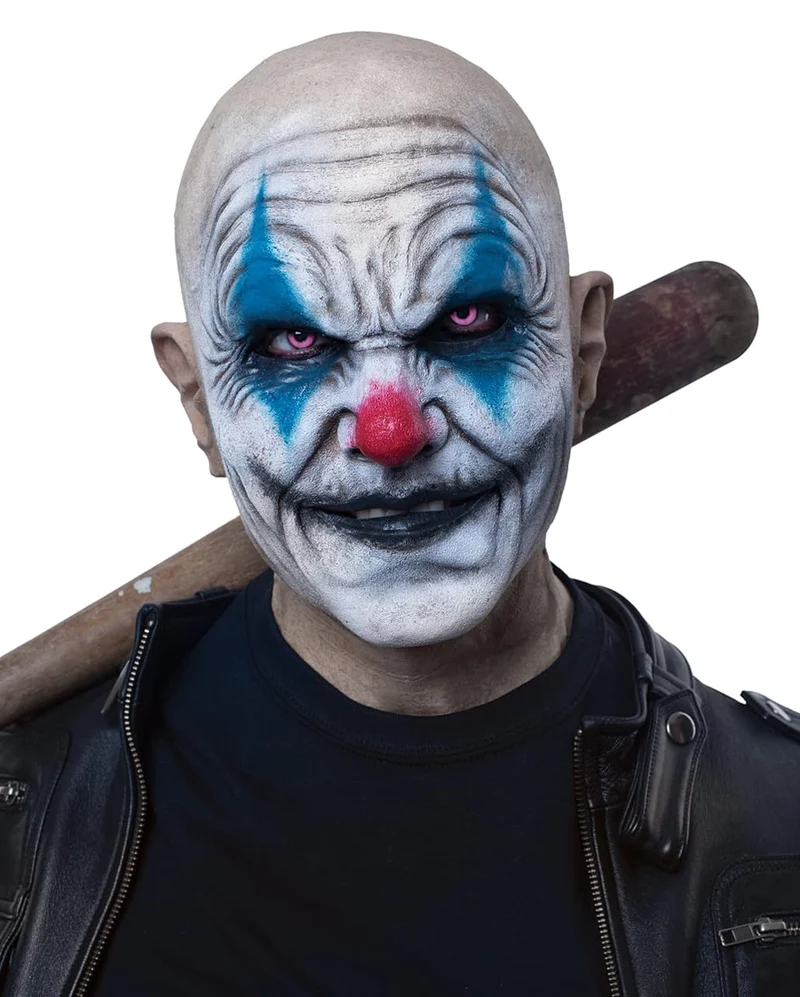 Hyper Psycho Clown Halloween Maske