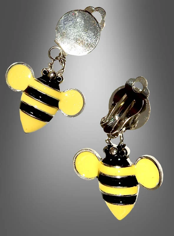 Bienenschmuck Ohrringe Clip