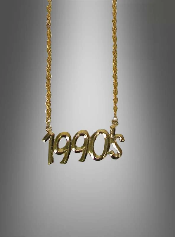 1990er Halskette goldfarben