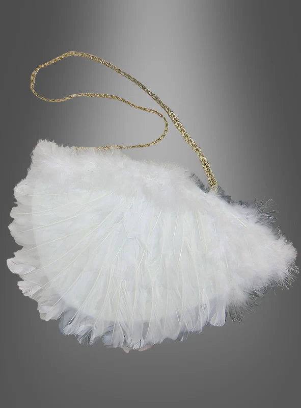 Handtasche Engel mit Federn