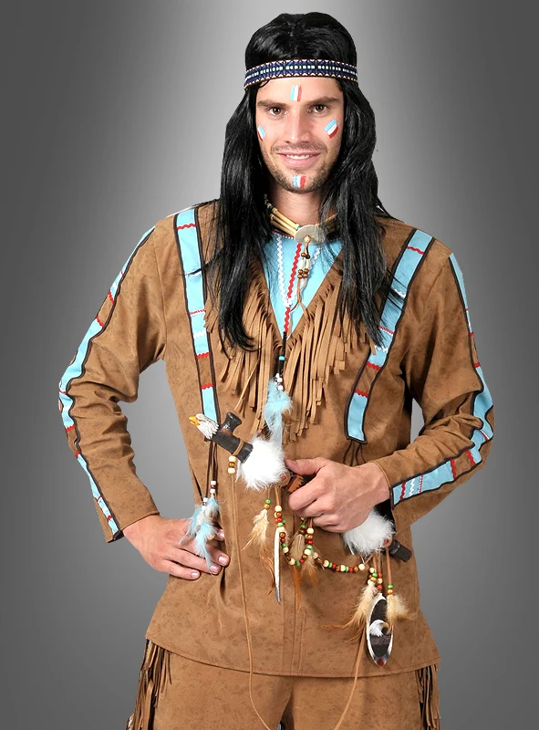Indianerkostüm Häuptling der Apachen