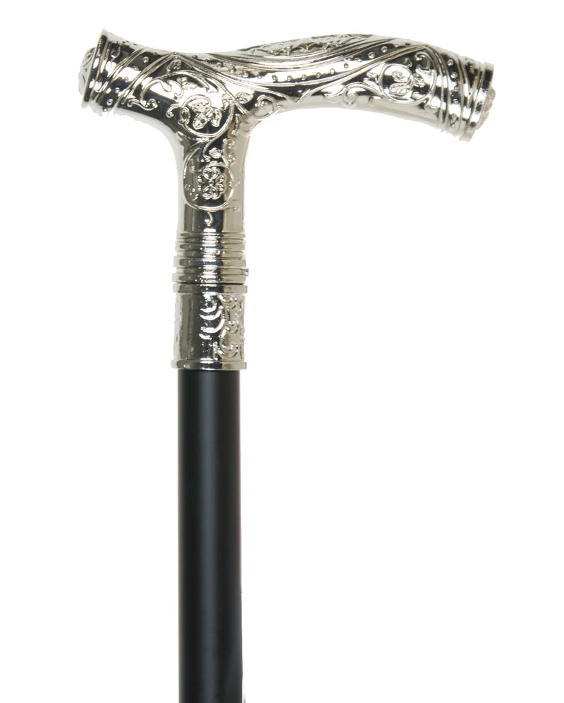 Spazierstock mit Wolfskopf Wappenknauf 95cm
