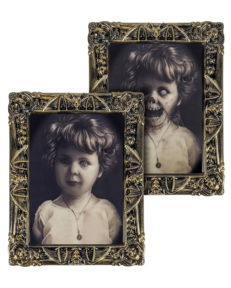 Creepy Little Abigail Hologram Portrait 50x39cm