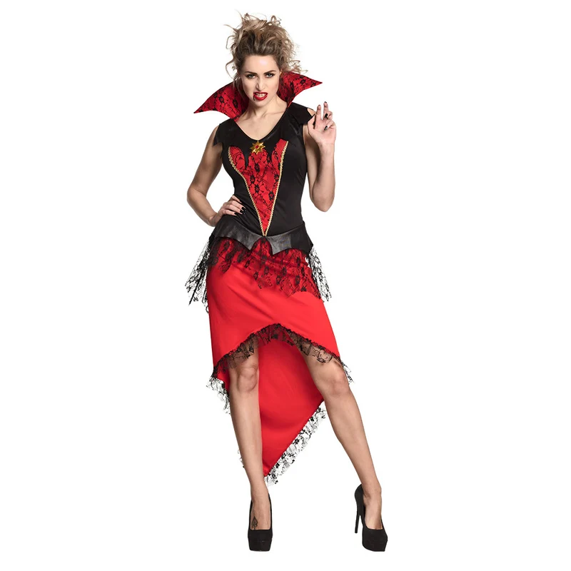 Halloween Koningin Kostuum | Bloodthirsty queen | Voor Dames