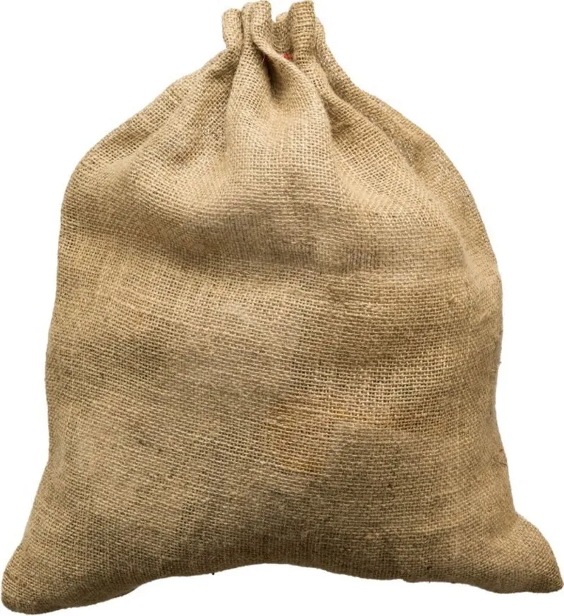 Brauner Jutesack