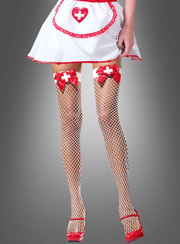 Sexy Krankenschwester Netzstrümpfe