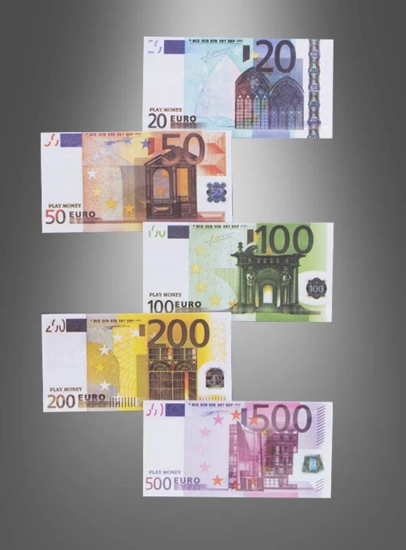 Spielegeld Euroscheine