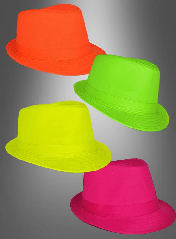 Schriller Party Hut 80er Neonfarben