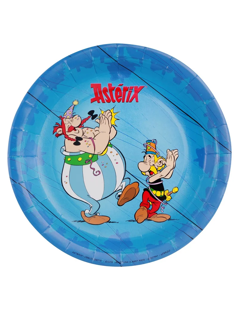 8 kleine Asterix™-Pappteller, 18cm