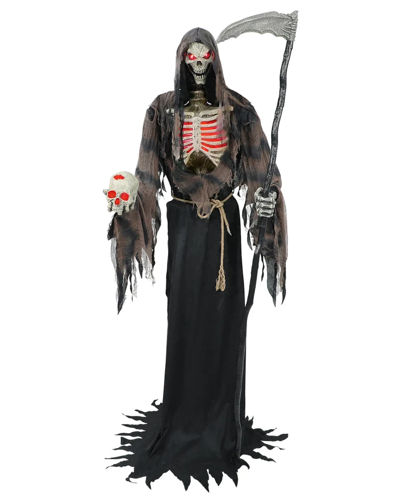 Furchteinflößender Sensenmann Halloween Animatronic 210cm