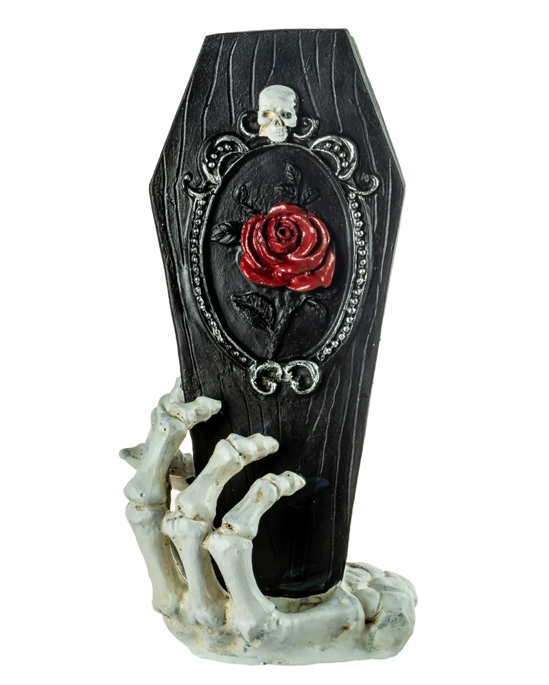Skeletthand & Sarg Dekofigur 25cm