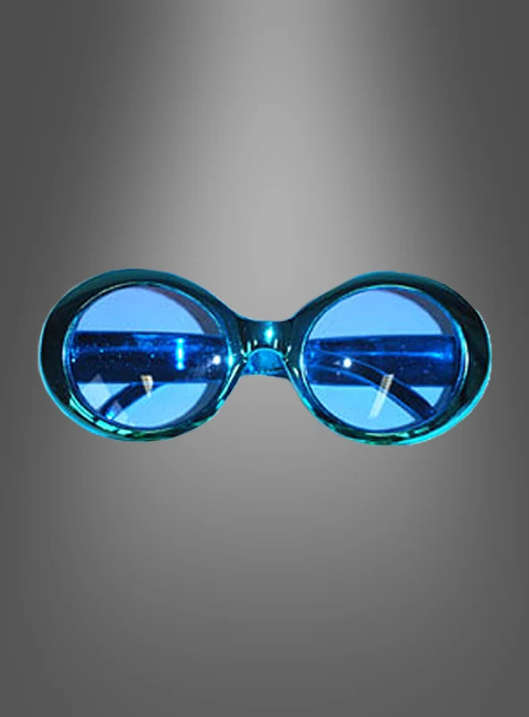 Brille Hippie metallic Look