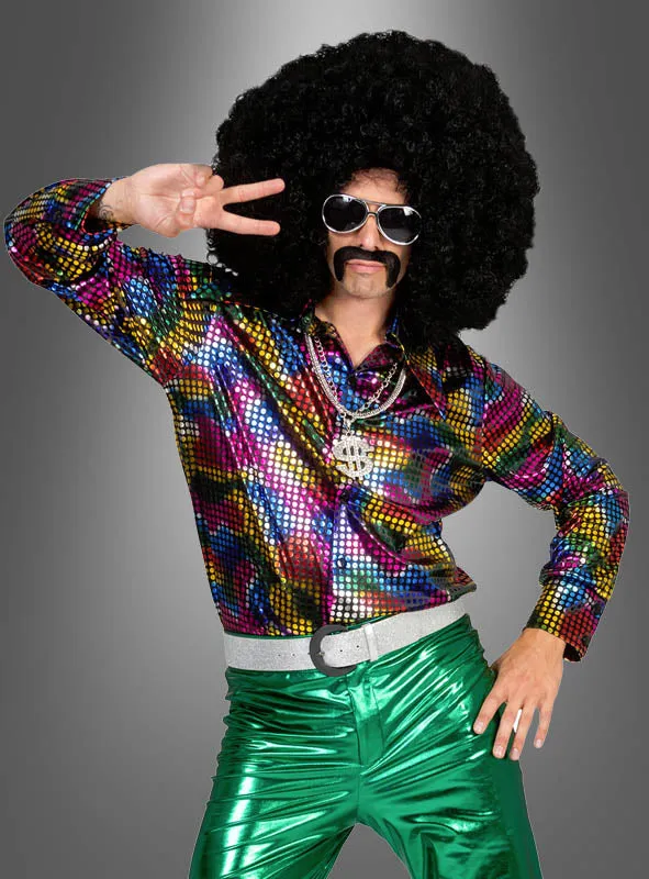 Disco Fever Rainbow Glitter Hemd