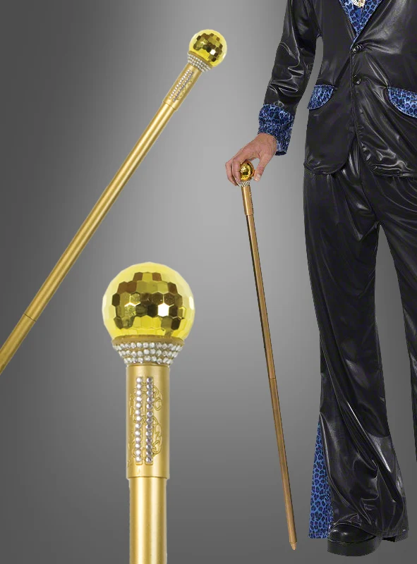 Gehstock 100 cm Macho Pimp gold