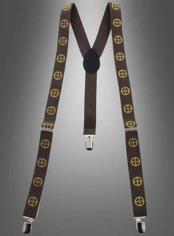Zahnrad Hosenträger Steampunk