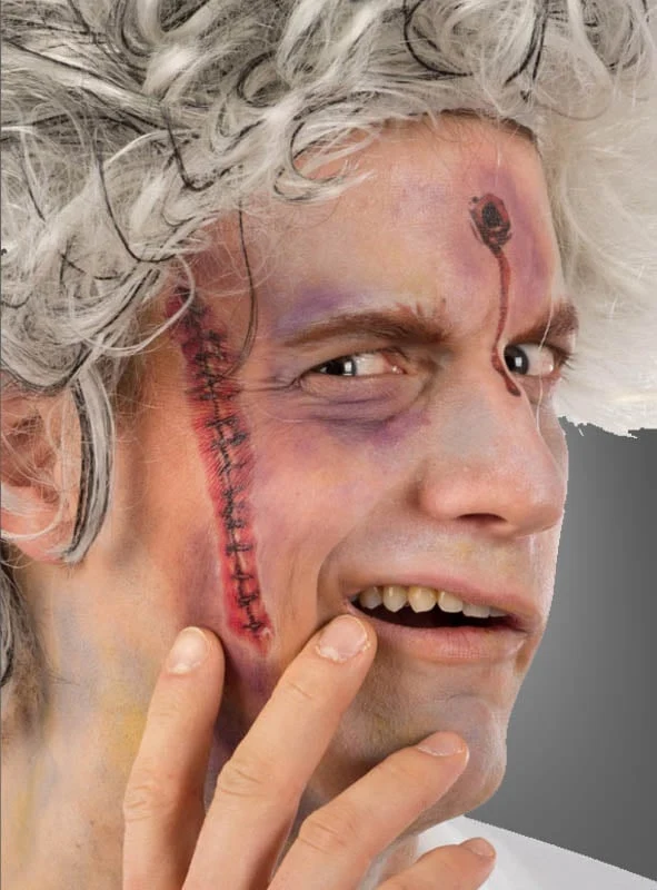 Blutige Narben Tattoo Wunden