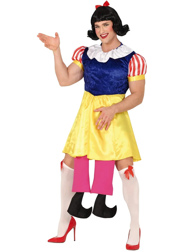 Prinzessin mit frechem Zwerg Kostüm Herren