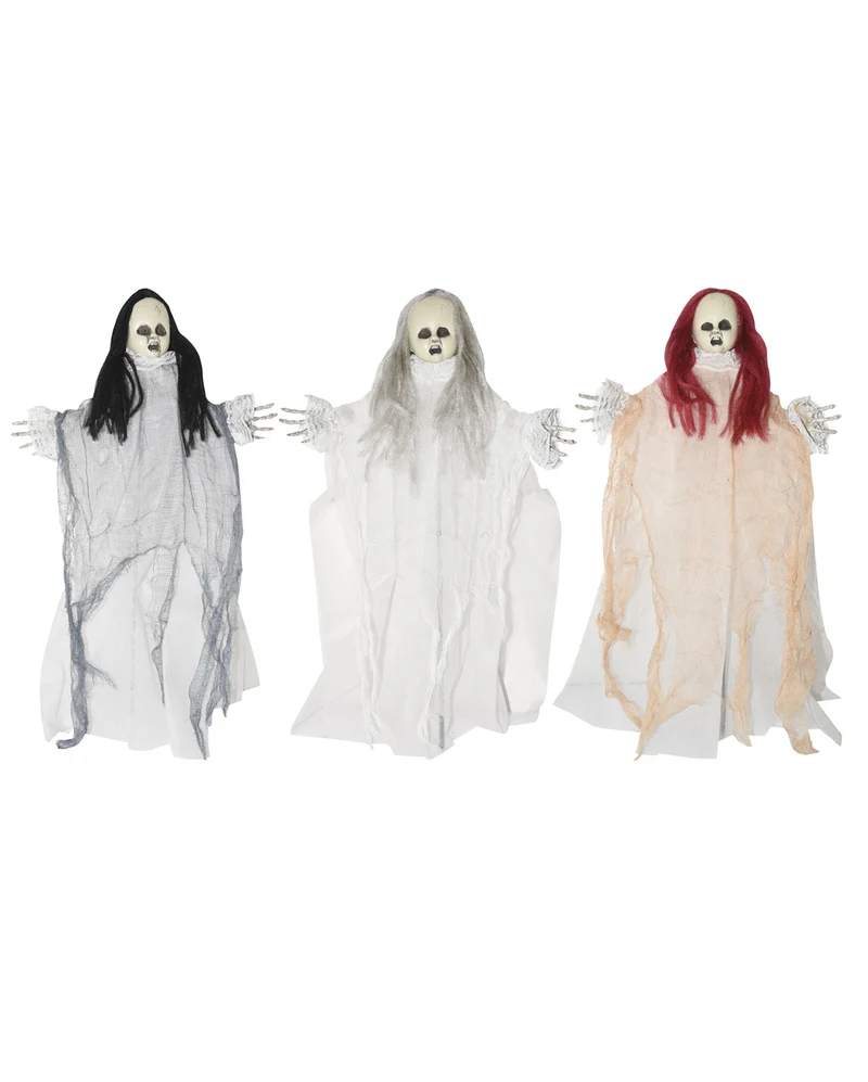 Spooky Geisterpuppe im Fetzengewand Hängefigur