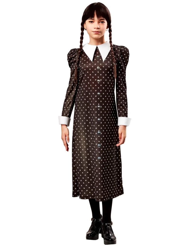 Wednesday™ Kostüm Kleid Kinder