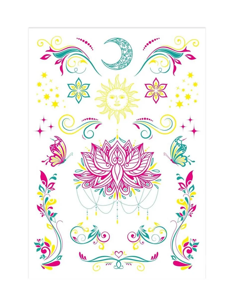 Ornamentale UV-Tattoos