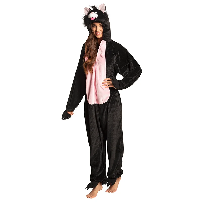 Onesie Poes | Kattenkostuum |. Voor Volwassenen