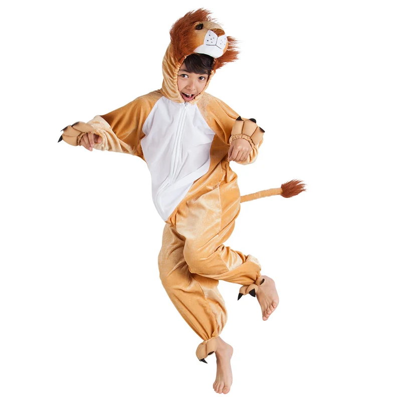 Onesie Leeuw | Unisex Leeuwenpak | Voor Kinderen & Volwassenen