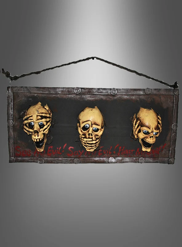Die drei Schädel Wandbild 40x90cm