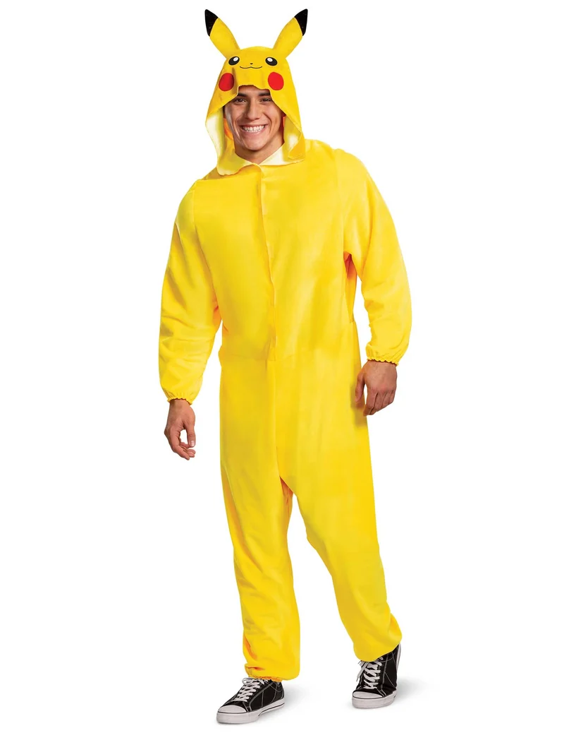 Pokémon™ Pikachu-Overallkostüm für Erwachsene
