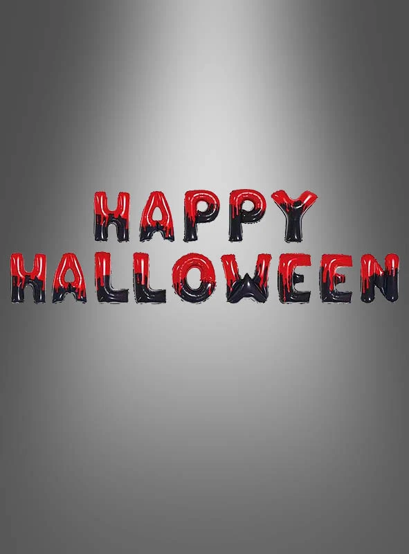 Schriftzug "Happy Halloween" Folienballon