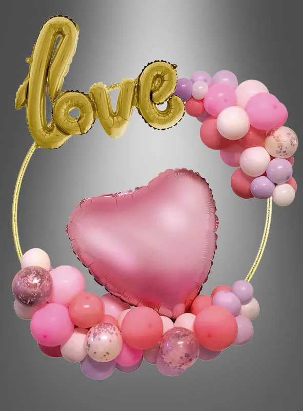 Ballonbogen 60cm Deko Ring gold