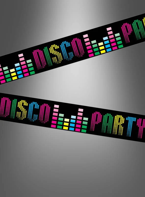 Disco Party Banner 8x610cm