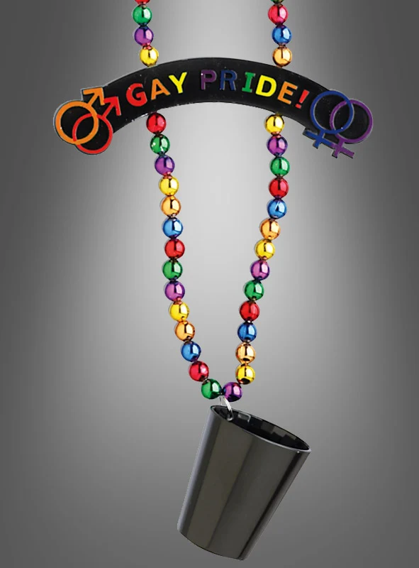 CSD Shotglas Kette Gay Pride!