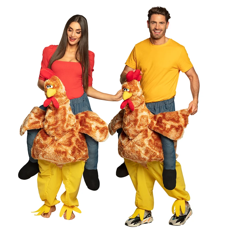 Kostuum Funny rooster (one size)