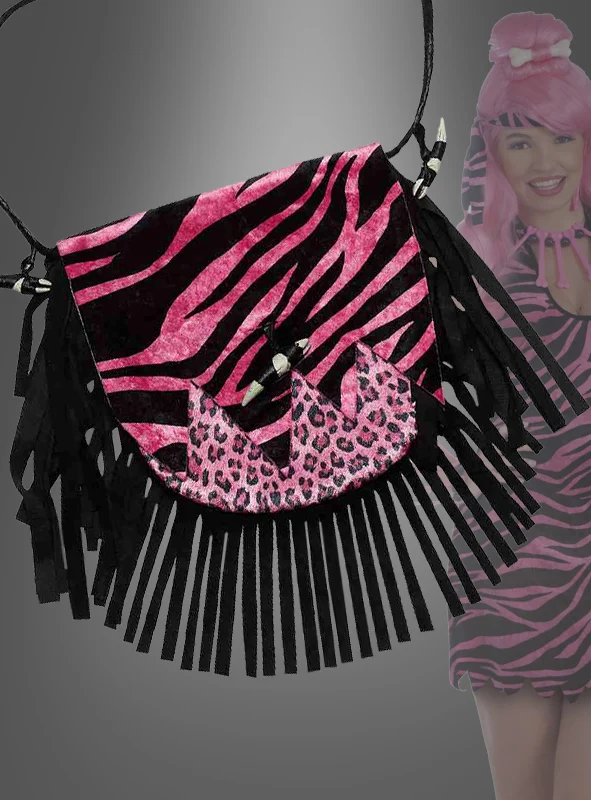Pink Zebra Handtasche