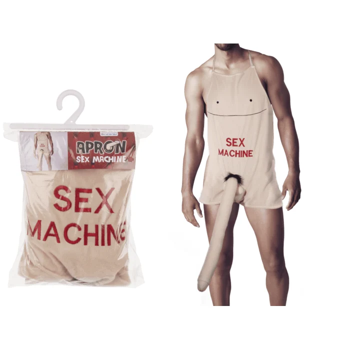 Keukenschort Sex Machine | Met Pluche Penis