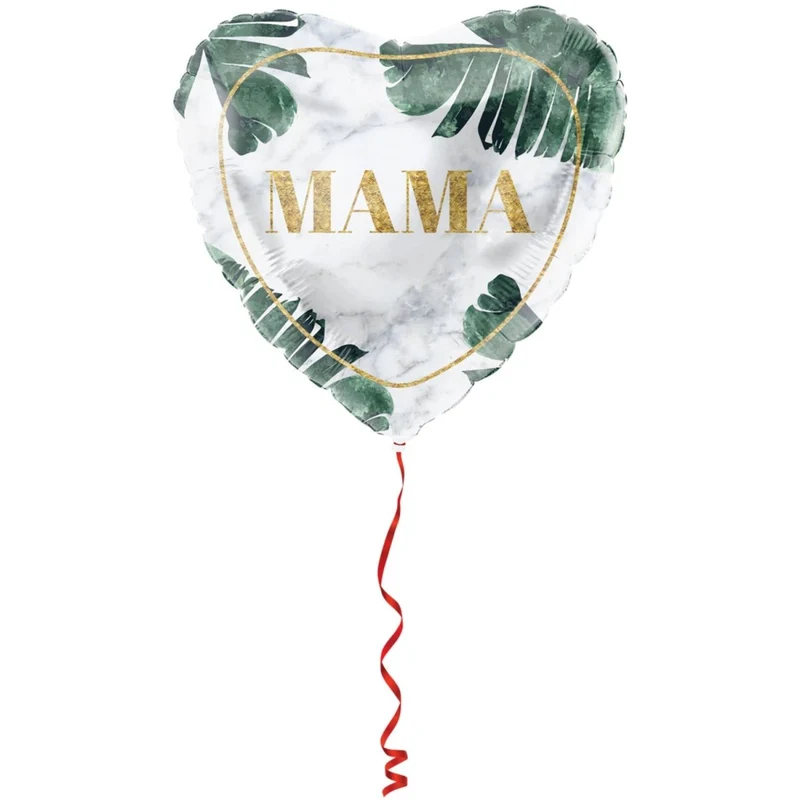 Muttertag-Heliumballon Herz „Mama“ (leer) 45 cm
