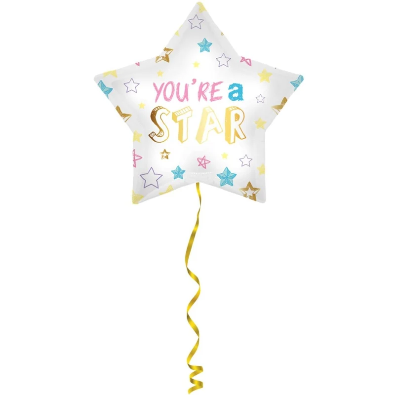 „You’re A Star“-Folienballon, leer, 45 cm
