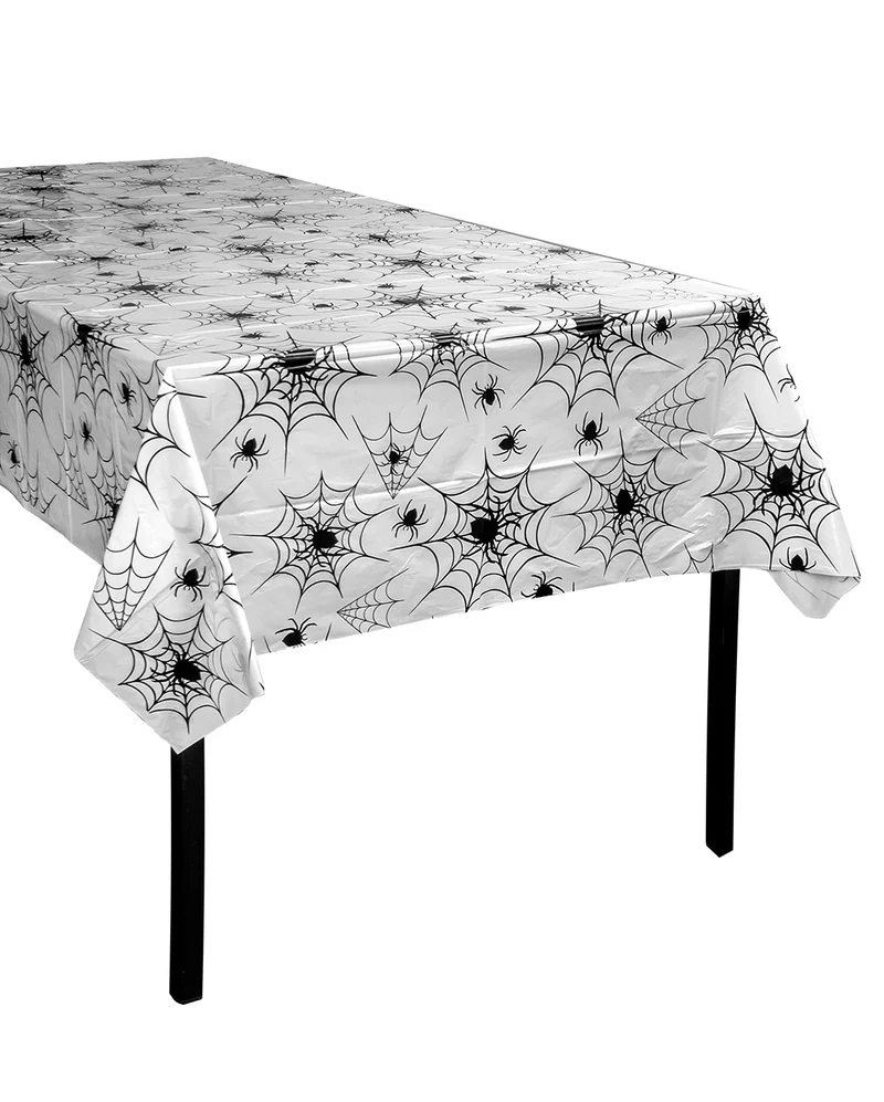 Spinnennetz & Spinnen Tischdecke 260 x 130cm