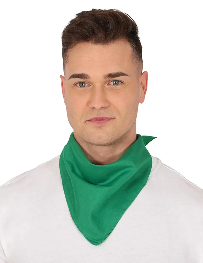Bandana einfarbig grün