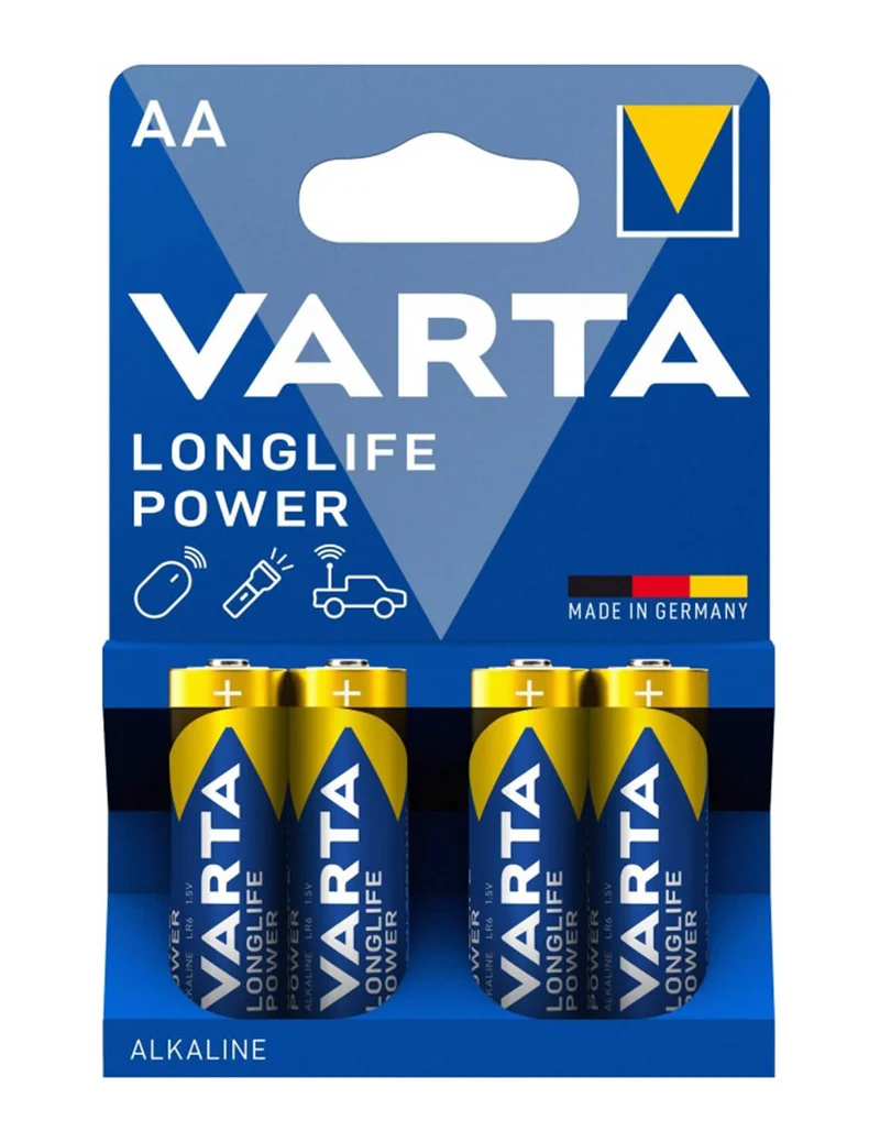 4 LONGLIFE POWER LR06/AA Batterien