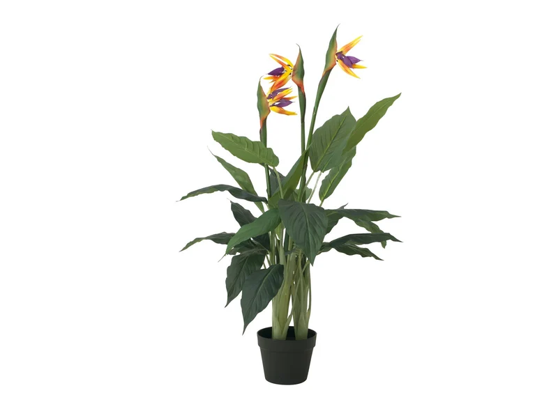 Künstliche Strelizie. 90 cm. Pflegefrei.