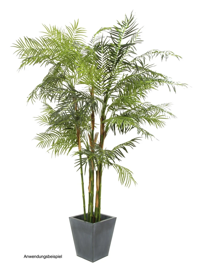 Künstliche Cycas-Rohr-Palme, 280 cm Höhe. Pflegefrei.