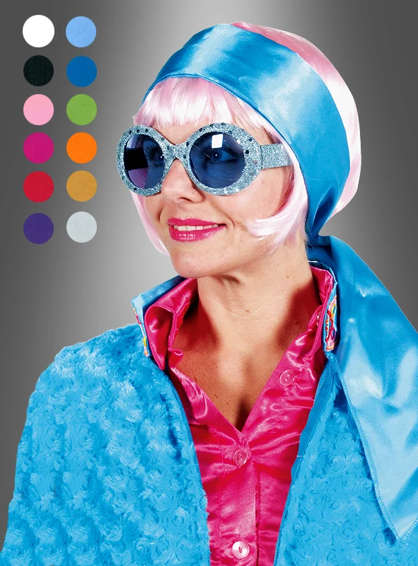 Haarband Halstuch Satin