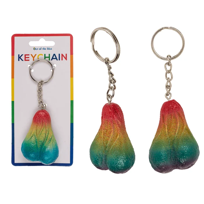 Metalen Sleutelhanger | Regenboog Balzak