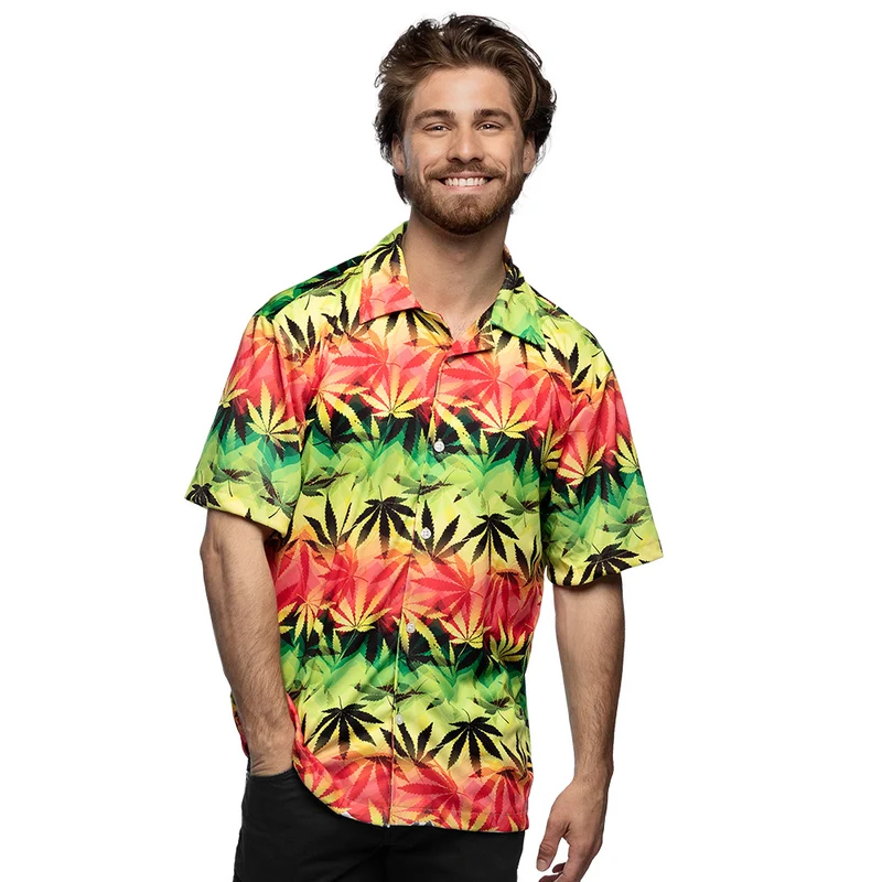 Shirt Rastafari | Met Wietplanten | Unisex